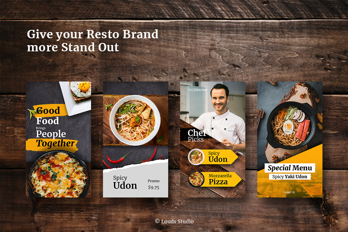 Canary - Resto Instagram Stories, a Social Media Template by Louds Studio (Photo 4 of 6)