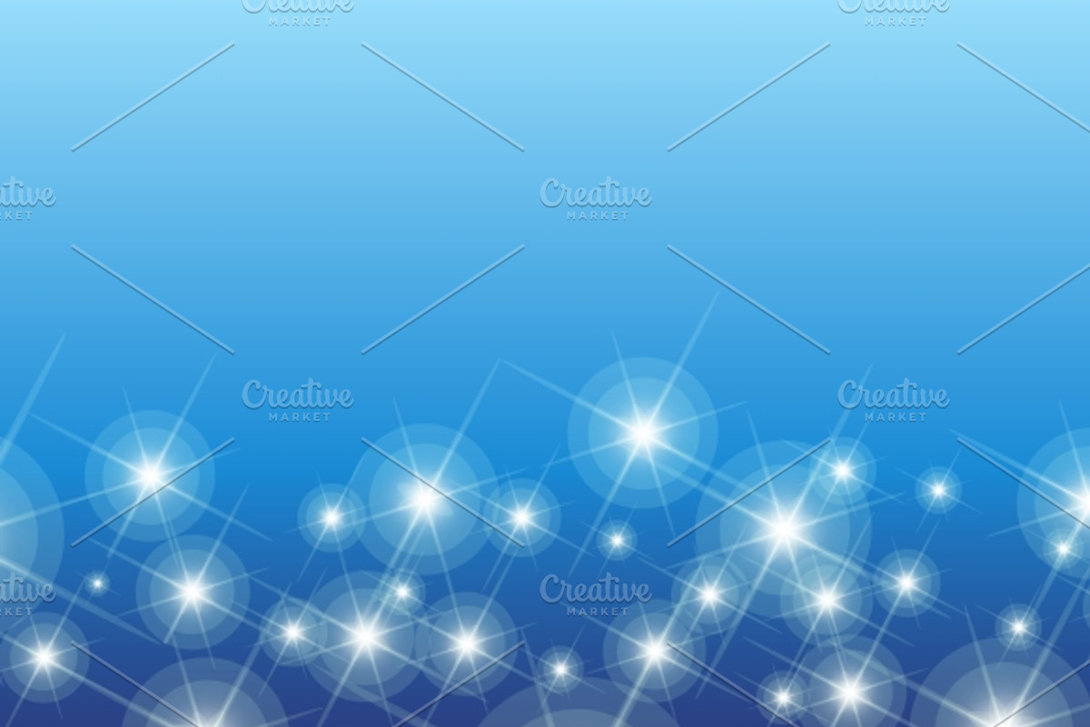 Shining stars pattern