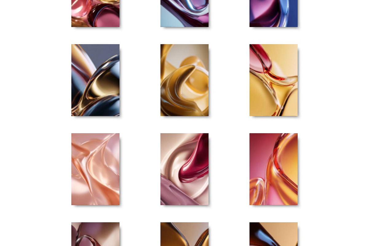 Glossy Fluid Flow - 90 Images Bundle, a Background Photo by Studio ANNA (Photo 7 of 10)