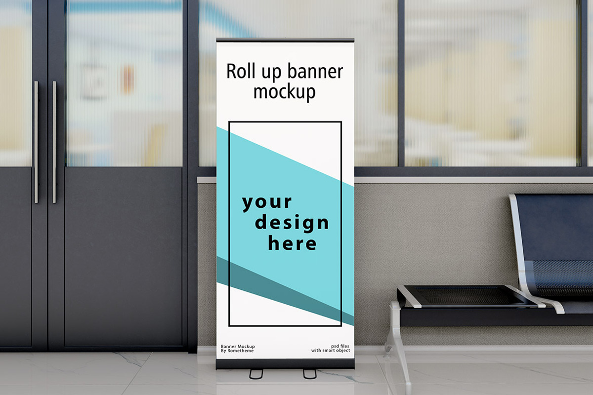 Clinic Roll Up vol.01 - Mockups, an Advertising Mockup by Rometheme Std (Photo 2 of 5)