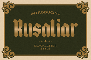 Rusaliar Blackletter