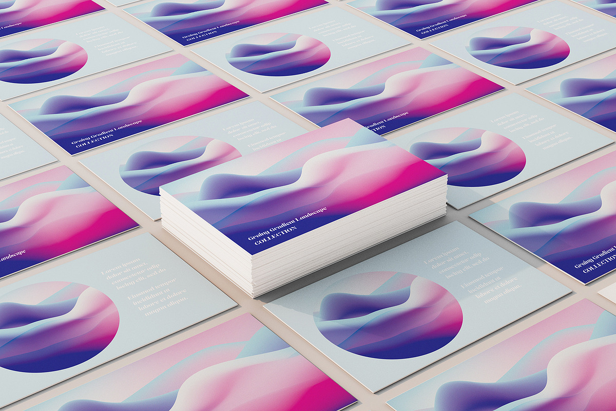 Grainy Gradient Landscape Collection, a Texture Graphic by Polar Vectors (Photo 3 of 20)