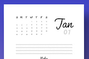 Minimalist 2025 Calendar Template, a Social Media Template by MightyDesign (Thumbnail 2 of 8)