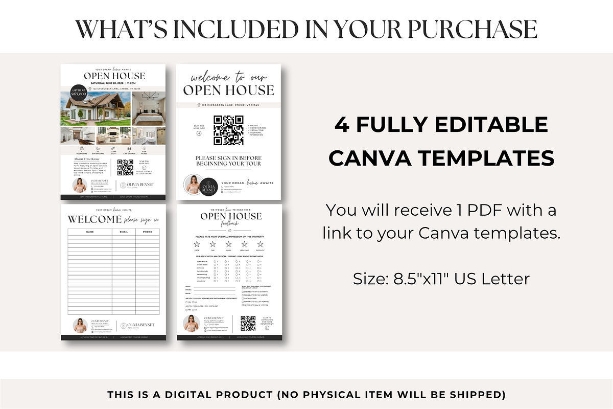Open House Templates Bundle, a Flyer Template by BrandhavenStudio (Photo 9 of 13)