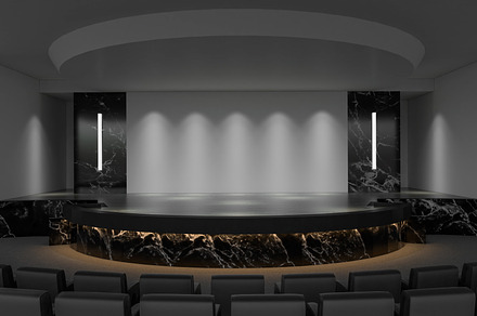 Stage mock up stock photo containing 3d and abstract