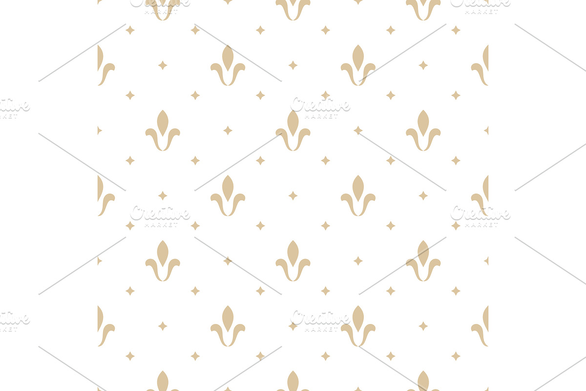 Geometric seamless floral pattern, a Pattern Graphic by RODINA (Photo 1 of 3)
