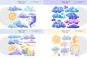 Cartoon Weather Clipart, an Illustration by OllyKo Art (Thumbnail 3 of 8)