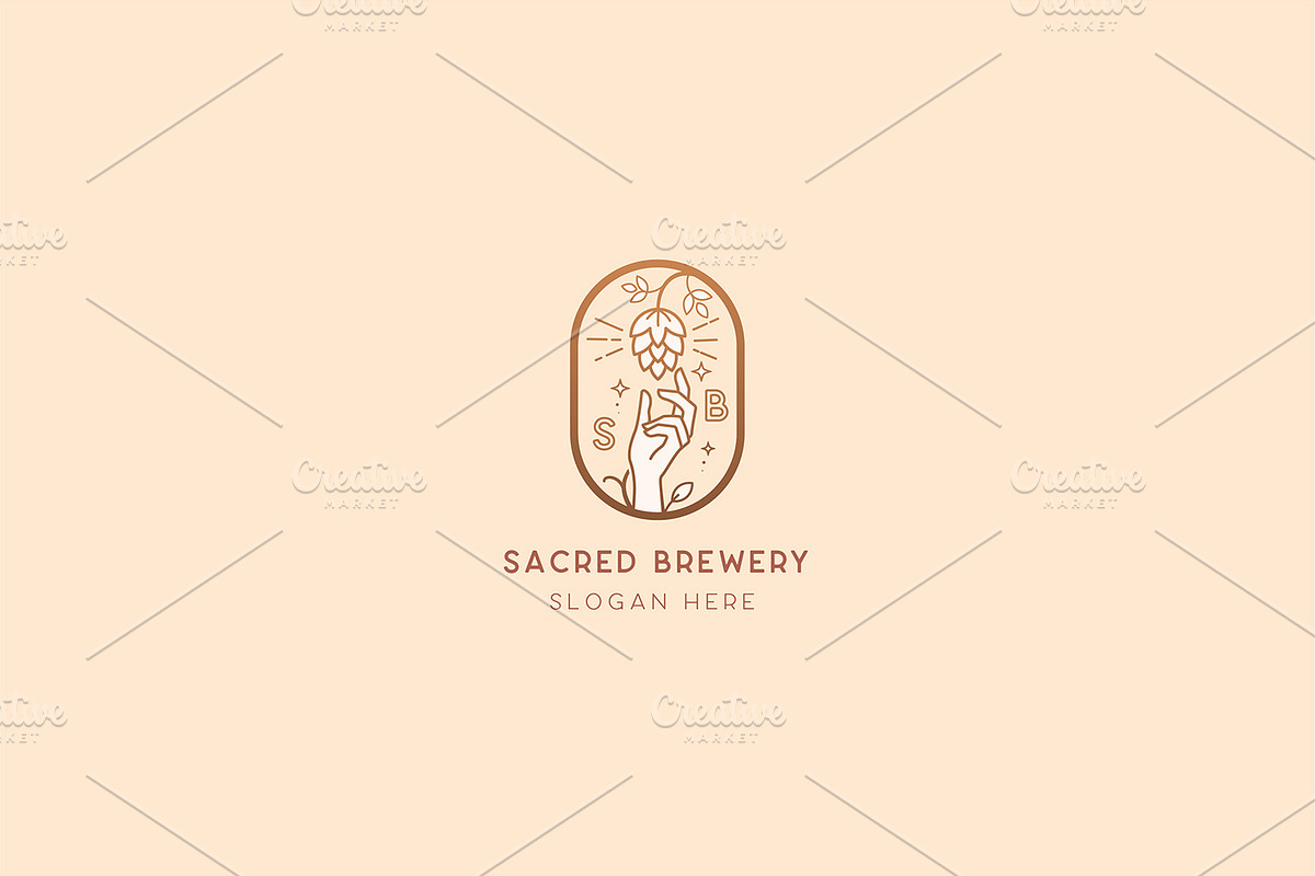 Sacred Brewery Logo Template, a Branding & Logo Template by CCS Type (Photo 3 of 3)