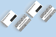 Modern Black And White Business Card, a Business Card Template by cadinera (Thumbnail 2 of 6)