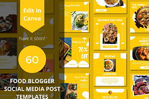 Food Blogger Instagram Post Template