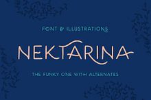 Nektarina Handwritten Font & Extras