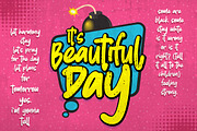 Butter Press - Grungy Cartoon Font, a Script Font by Gassstype (Thumbnail 3 of 9)