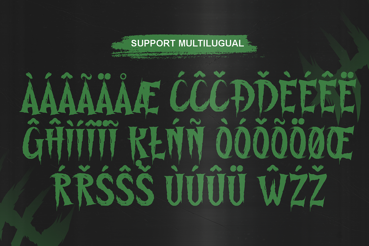 Thiorn - Halloween Font Horror, a Handwritten Font by MaikoHatta (Photo 4 of 7)