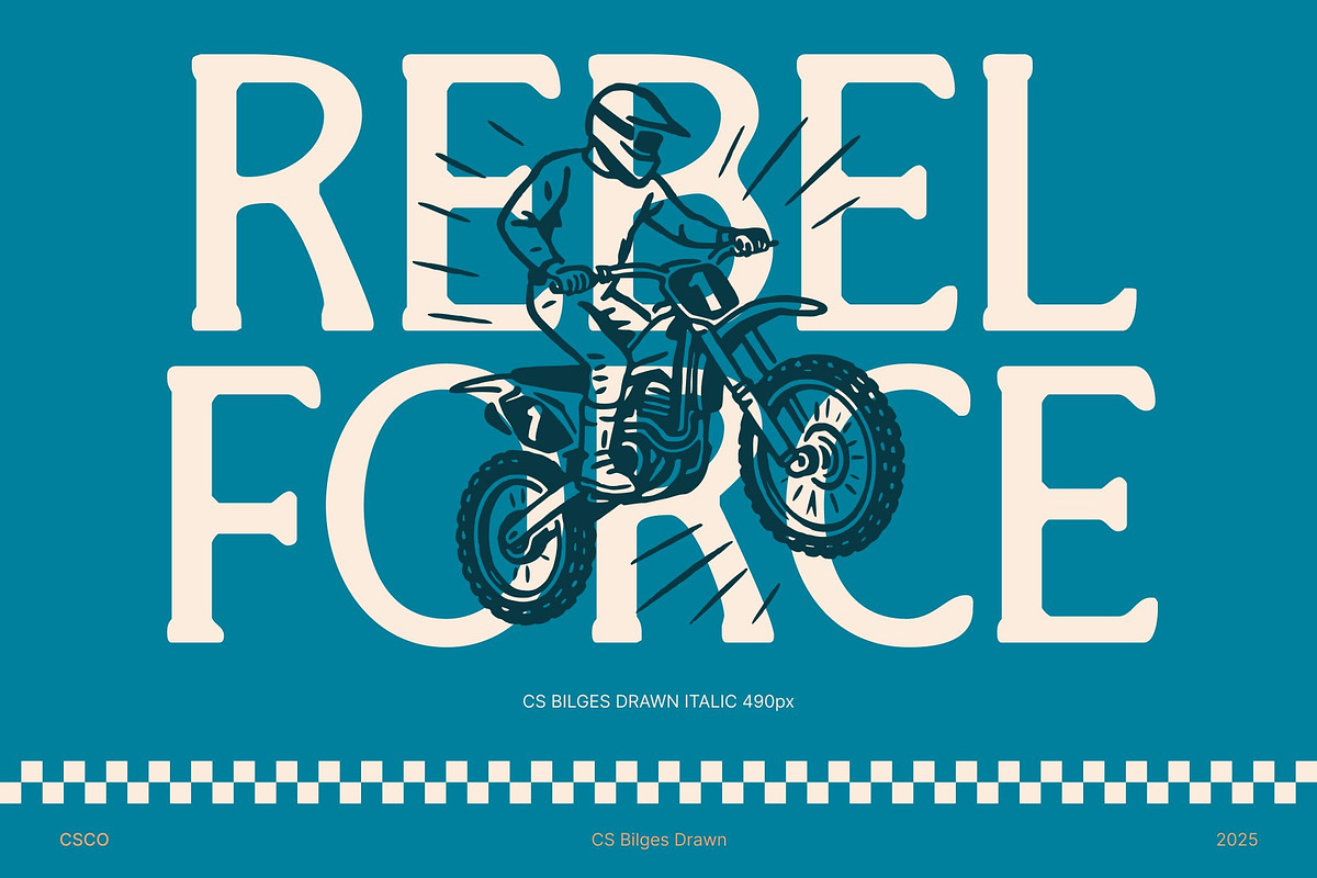 CS Bilges Drawn, a Serif Font by Craft Supply Co. (Photo 6 of 8)