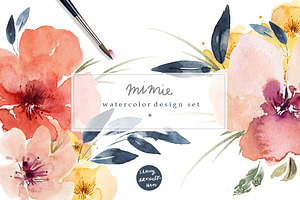 Mimie Watercolour Design Set