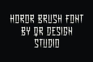 Teror Brush Font