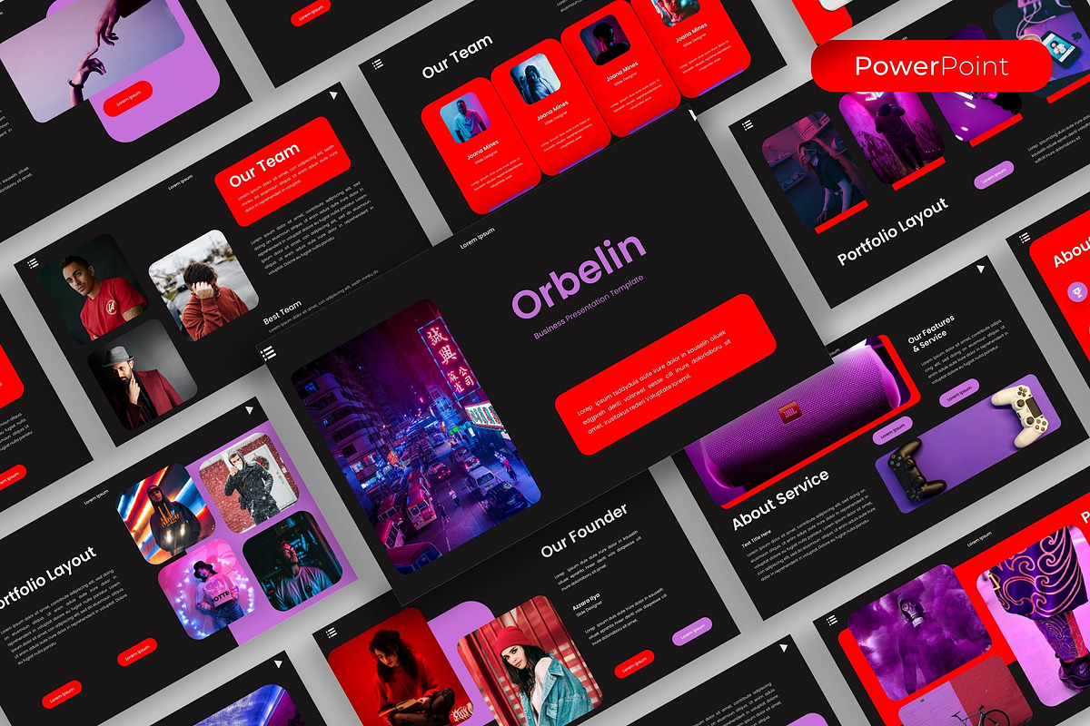 Orbelin – Business PowerPoint, a Presentation Template by kreatifreya (Photo 1 of 5)