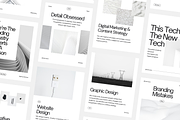 Modern Business Canva Templates, a Social Media Template by Defects (Thumbnail 1 of 3)