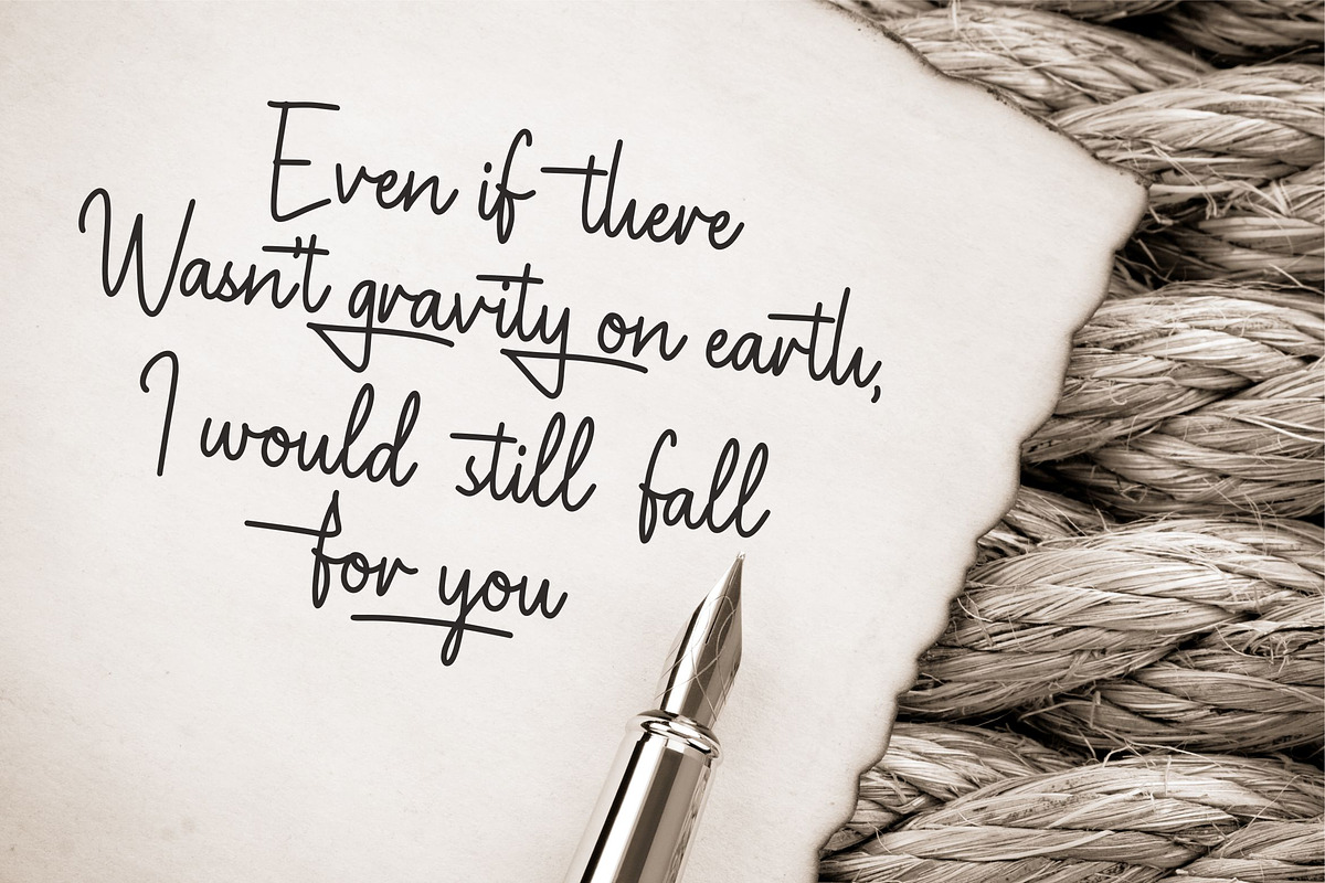 Magnolia Sparkling Font, a Script Font by Allouse Studio (Photo 8 of 10)