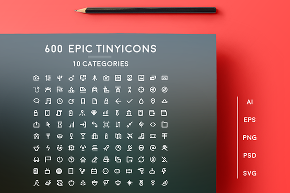 600 Epic Tiny Icons