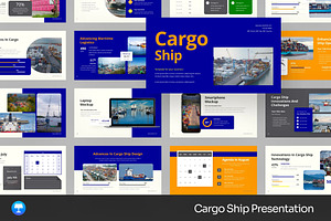 Cargo Shipping Keynote Templates, a Presentation Template by Fit-tee