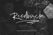 Reedbuck, a Script Font by Awanstudio (Thumbnail 1 of 8)
