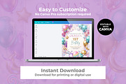 Pastel Balloon 1st Birthday Invitati, an Invitation Template by M9 Design (Thumbnail 3 of 4)