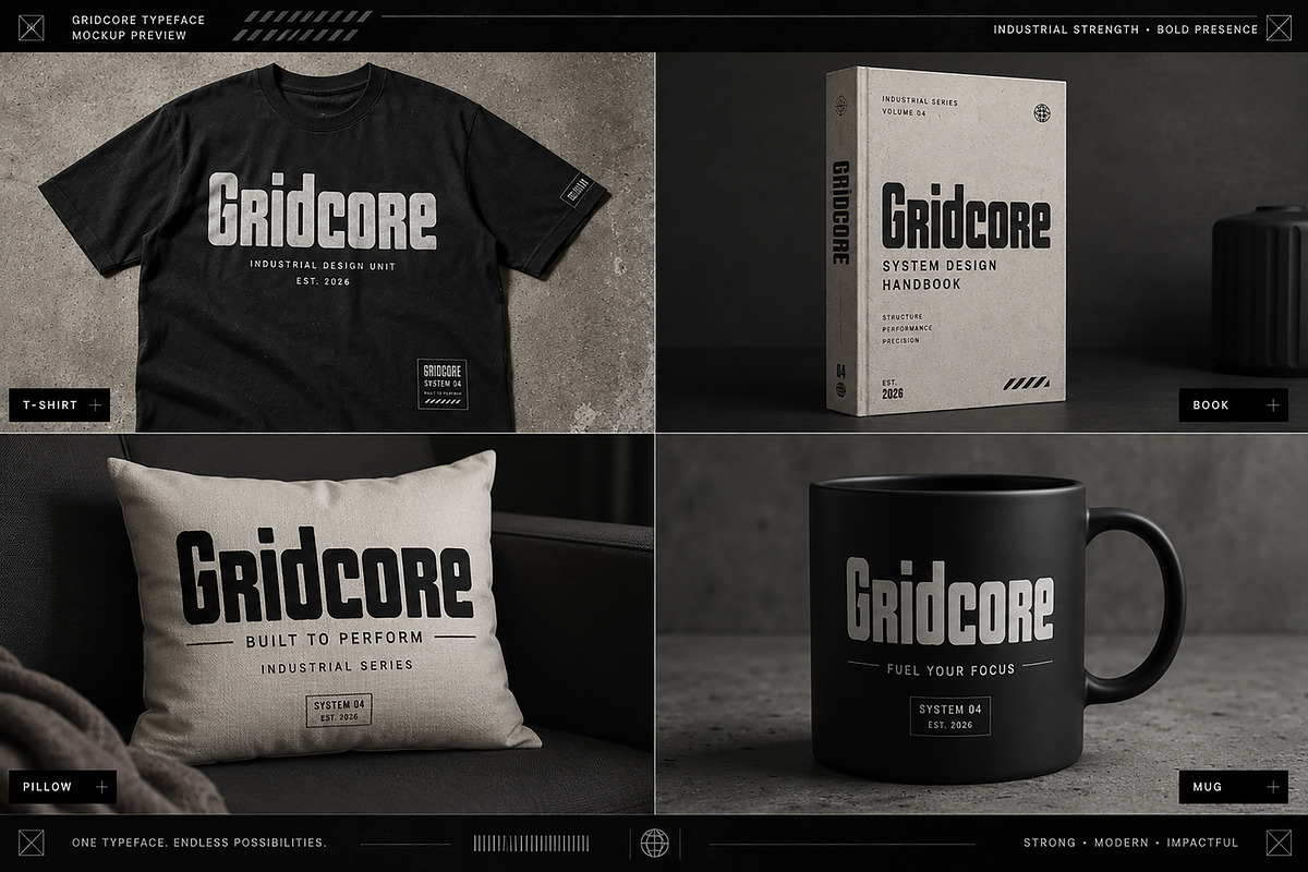 Gridcore, a Slab Serif Font by Wow Magic (Photo 2 of 5)