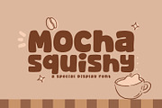 Mocha Squishy - A Fun & Cozy Font, a Sans Serif Font by khurasan (Thumbnail 1 of 6)