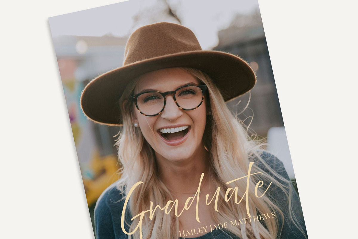 Graduation Announcement Template THV, an Invitation Template by Laurie Cosgrove Design (Photo 2 of 7)