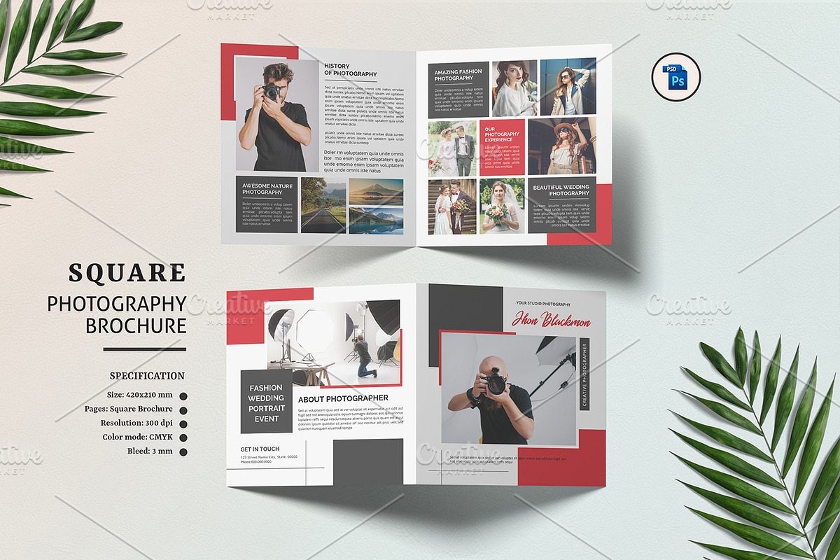 Photography Square Brochure V980, a Brochure Template by Template Shop (Photo 1 of 5)