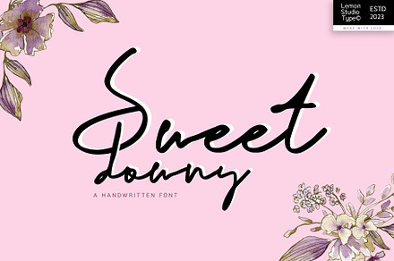 Sweet Downy - Signature Handwritten