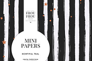 Copper Blue Marble Mini Papers, a Pattern Graphic by Frou Fou Craft (Thumbnail 3 of 7)