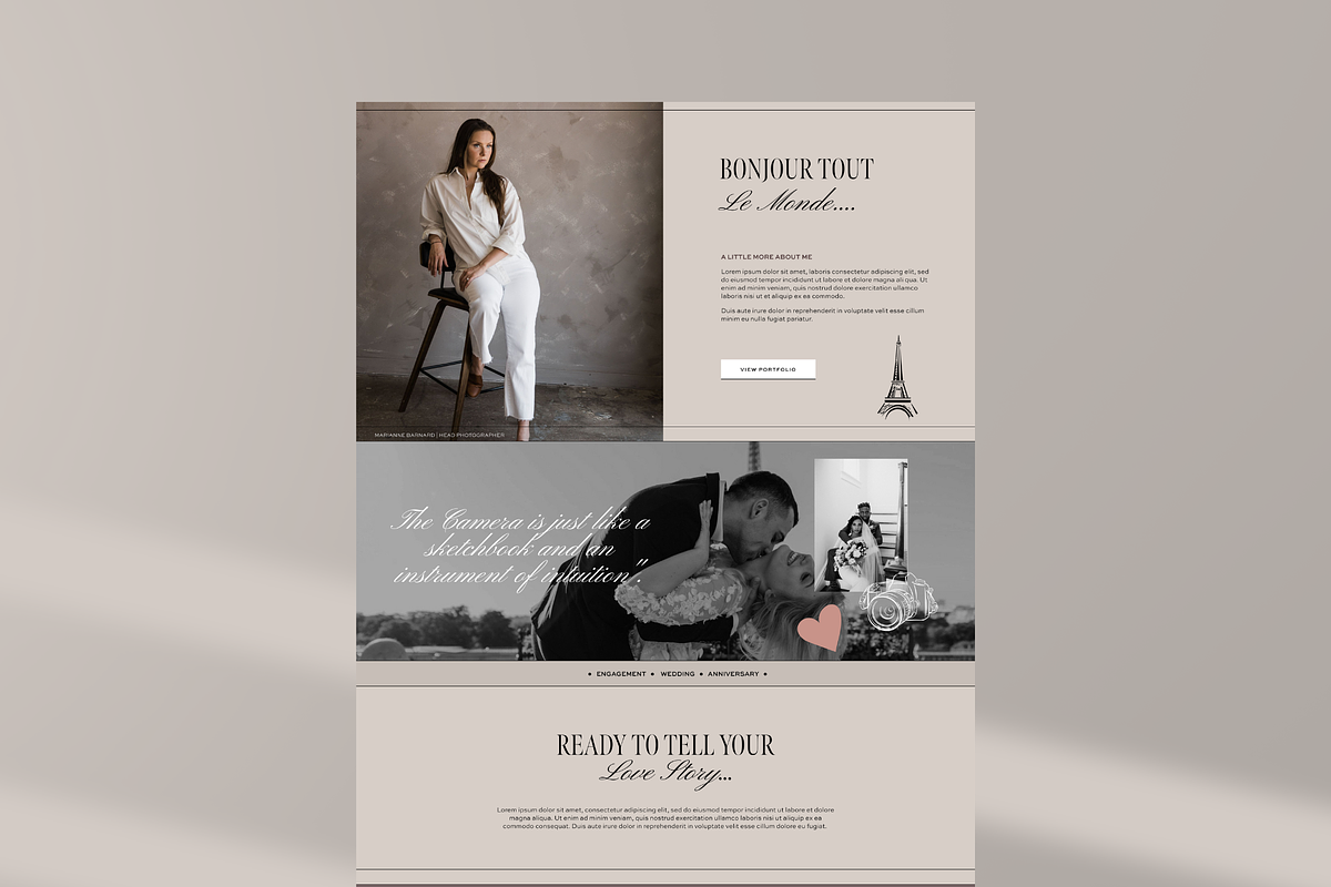 Squarespace 7.1 Website Template, a Squarespace Template by The Lone Crowd (Photo 2 of 8)