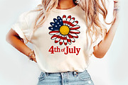 American Flag Flower 4th of July, an Illustration by Watercolor design (Thumbnail 3 of 3)