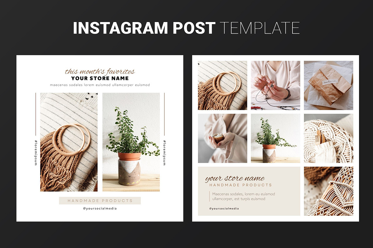 Canva Instagram Minimalist Post, a Social Media Template by illycreative
