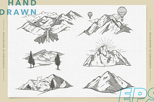 illustration of mountains