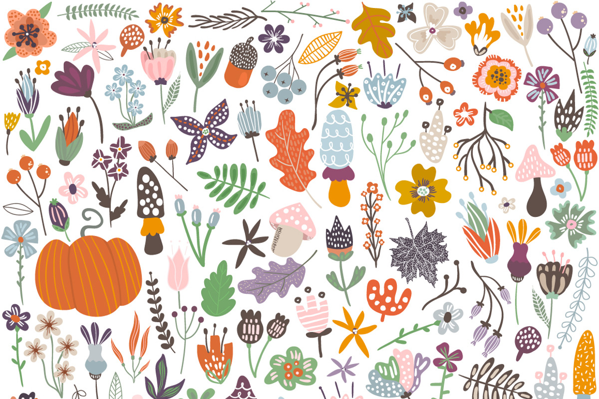 Autumn graphic collection, a Decorative Illustration by solmariart (Photo 2 of 8)