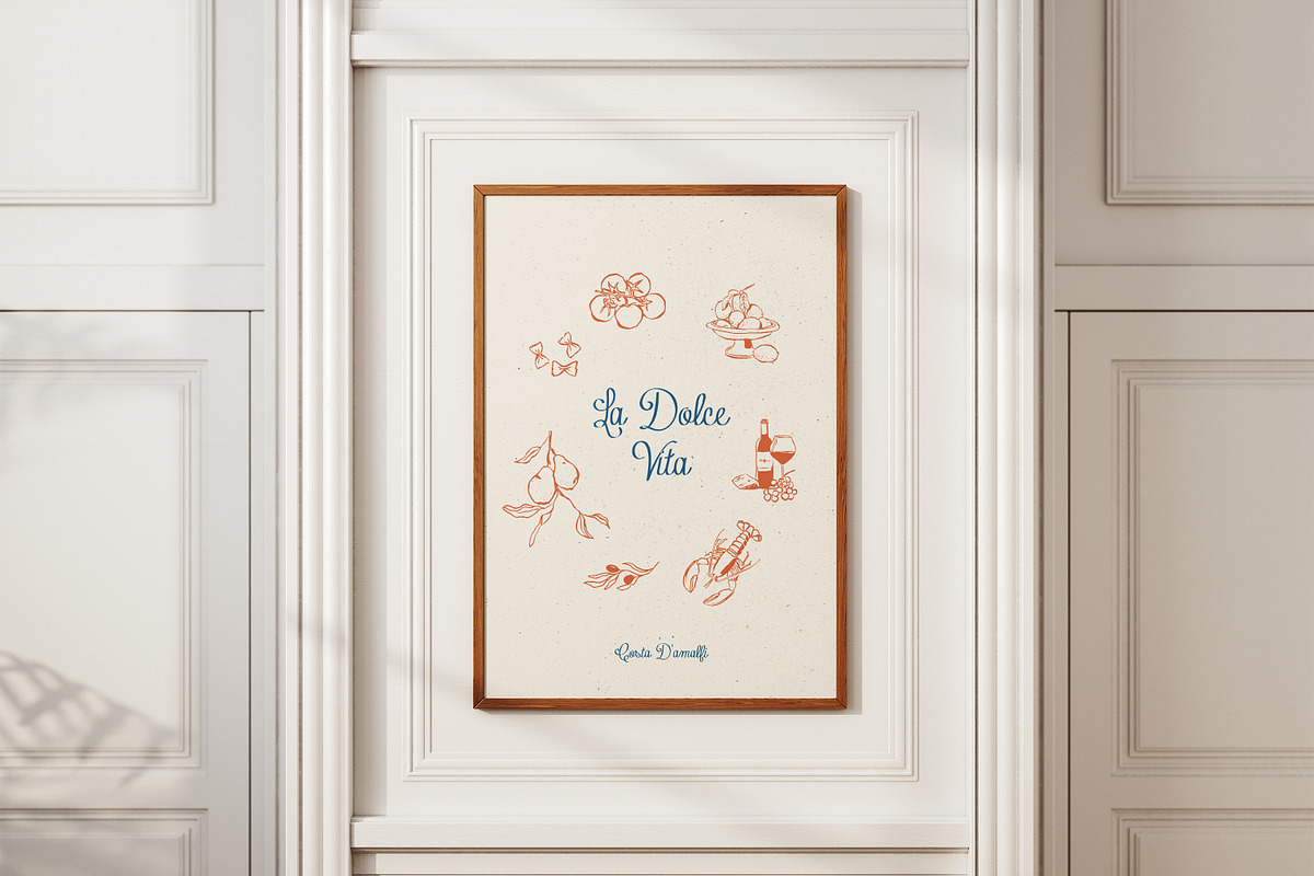 La Dolce Vita Illustrations, an Object Graphic by DesignThatMatters (Photo 6 of 13)