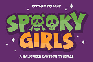 Spooky Girls - Halloween Font