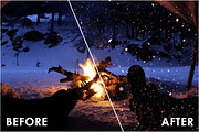 Snow Effect Overlays, a Texture Graphic by NassyArt (Thumbnail 3 of 9)