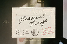 Glessical Things Handwritten Script