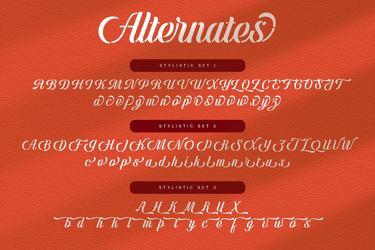 Menthox Typeface, a Script Font by alit design (Photo 10 of 15)
