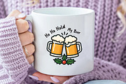 Christmas Beer PNG Ho Ho Hold My Bee, an Illustration by Daily.Designs (Thumbnail 3 of 5)