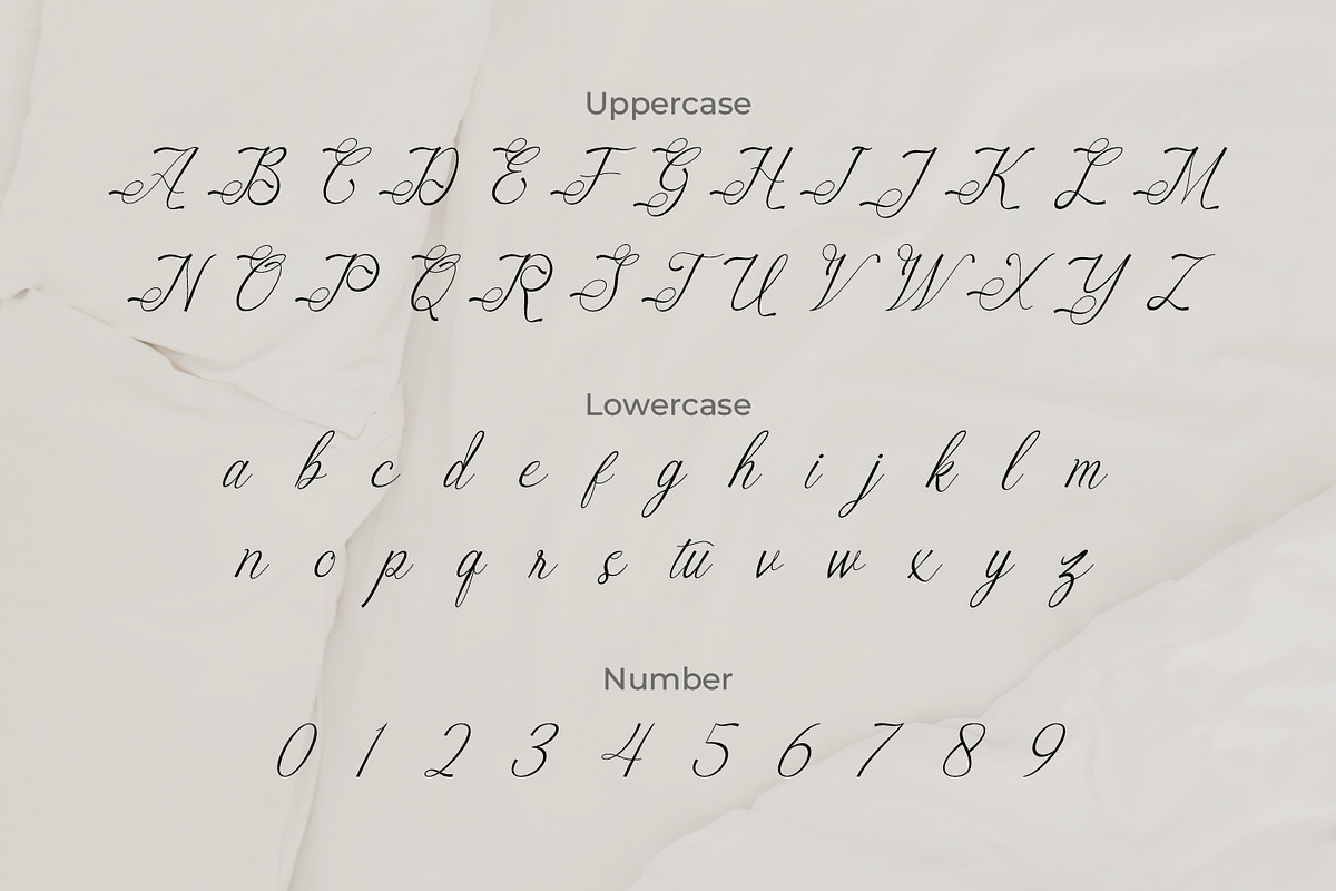 Montalina - Modern Script font, a Script Font by Rishsketch (Photo 10 of 13)