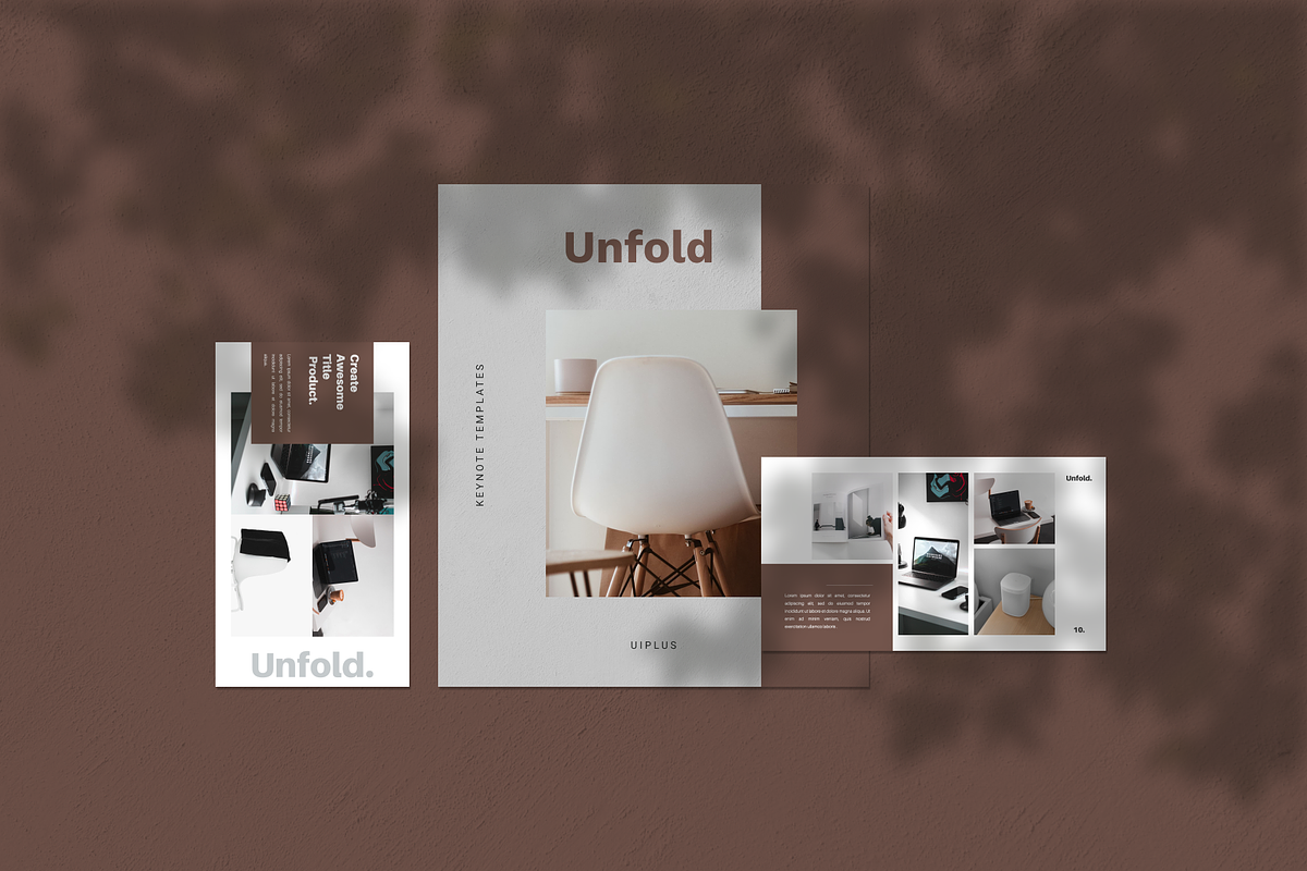 Unfold Creative Keynote Template, a Magazine Template by uiplus (Photo 1 of 5)