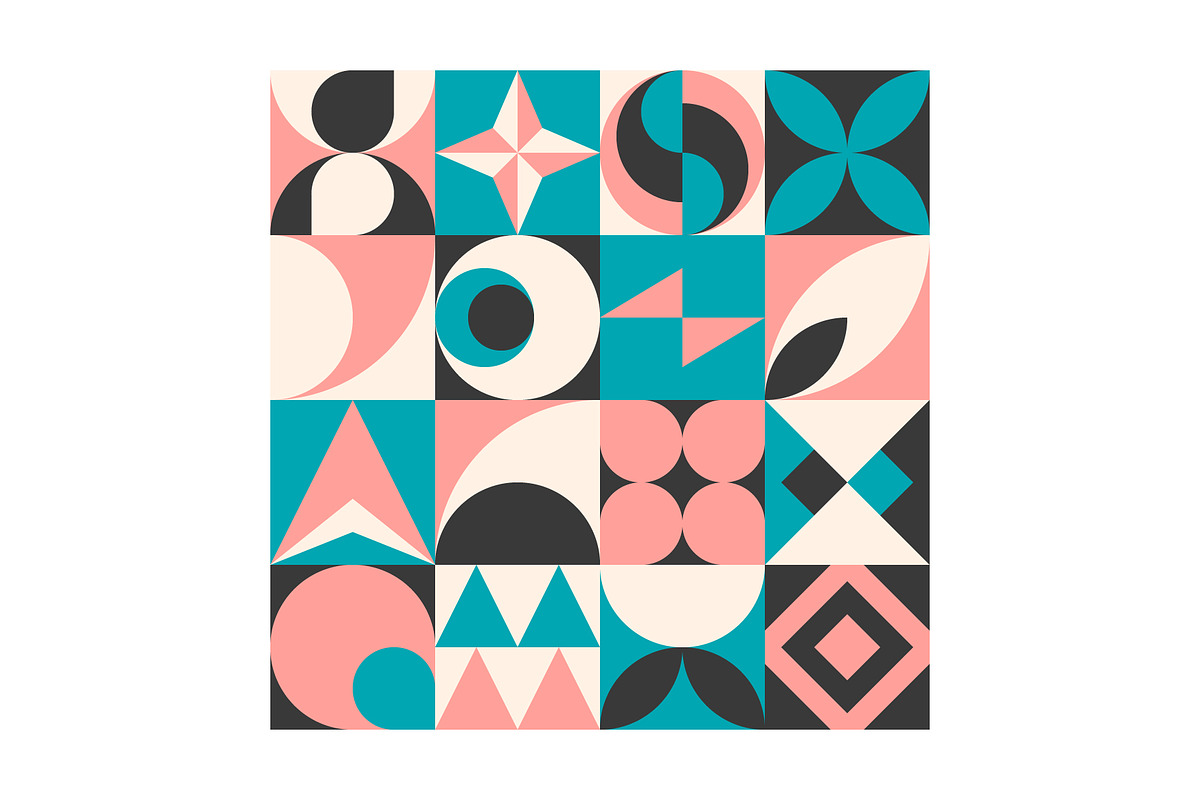 Geometric Mid Century Modern Pattern, a Pattern Graphic by Neo Geo (Photo 10 of 11)
