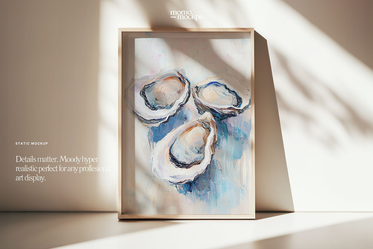 Leaning Frame Mockup | DIN A PSD, a Household Mockup by momomockps (Photo 2 of 10)