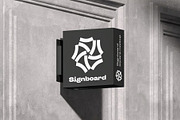 Signboard Square Mock-up, an Advertising Mockup by zippypixelstudio (Thumbnail 6 of 15)