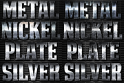 32 Extreme Metal Layer Styles 1, a Layer Style Add-On by DesignFathoms (Thumbnail 1 of 2)